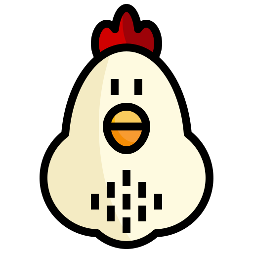 pollo Generic Outline Color icono