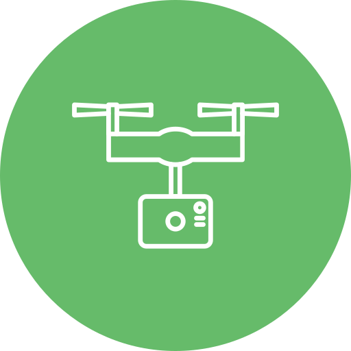 inteligentny dron Generic Flat ikona