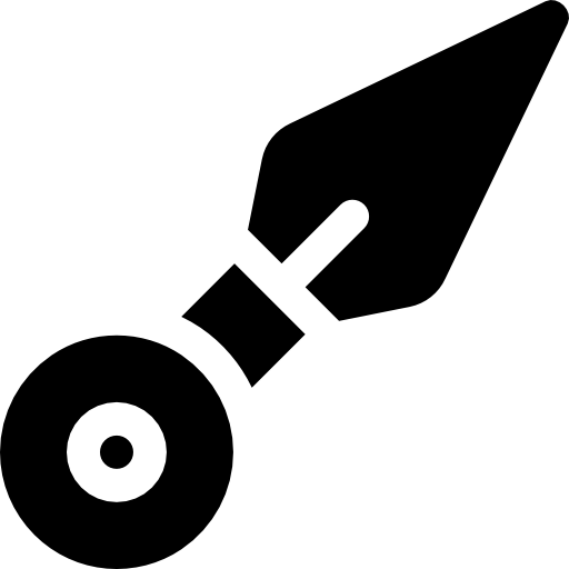 kunai Basic Rounded Filled icon