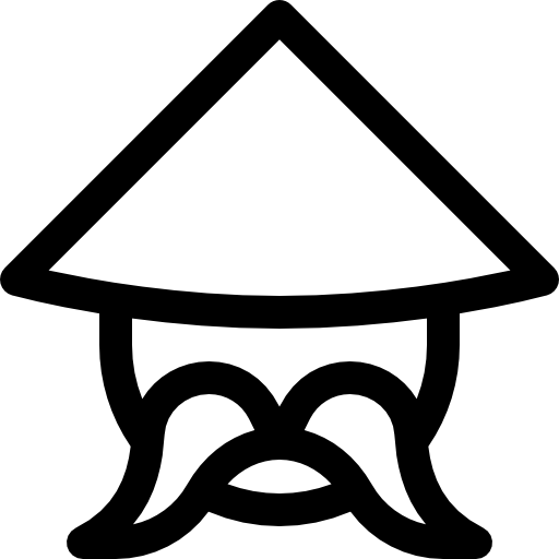 中国語 Basic Rounded Lineal icon