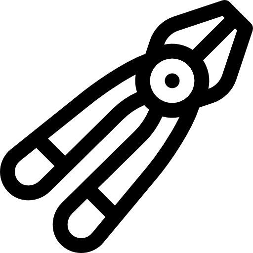 alicate Basic Rounded Lineal icono
