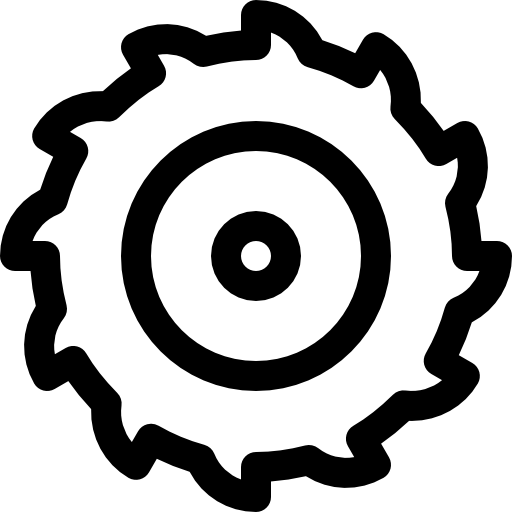 ingranaggio Basic Rounded Lineal icona