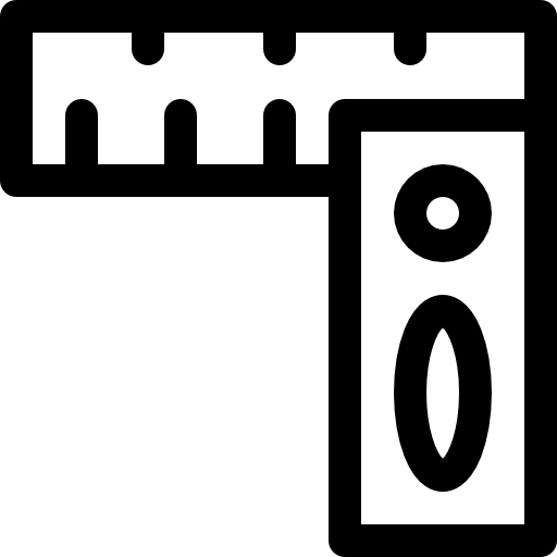 定規 Basic Rounded Lineal icon