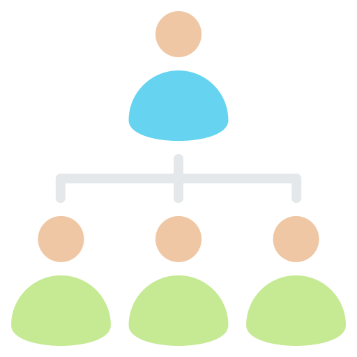 組織構造 Generic Flat icon