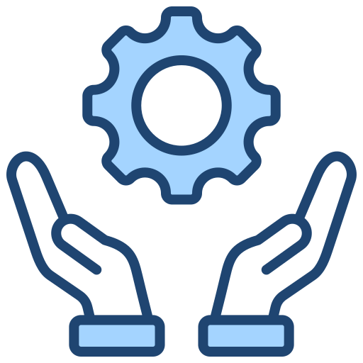 技術サポート Generic Blue icon