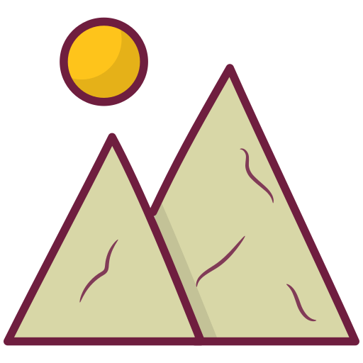 montagna Generic Hand Drawn Color icona