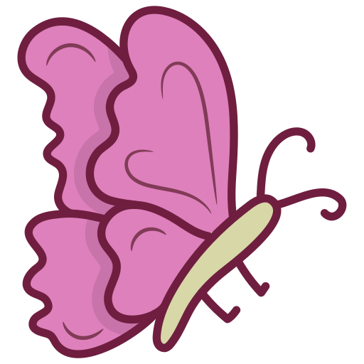 farfalla Generic Hand Drawn Color icona