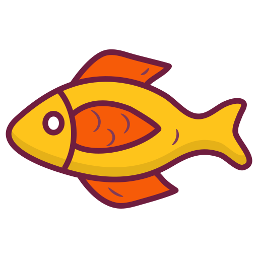魚 Generic Hand Drawn Color icon