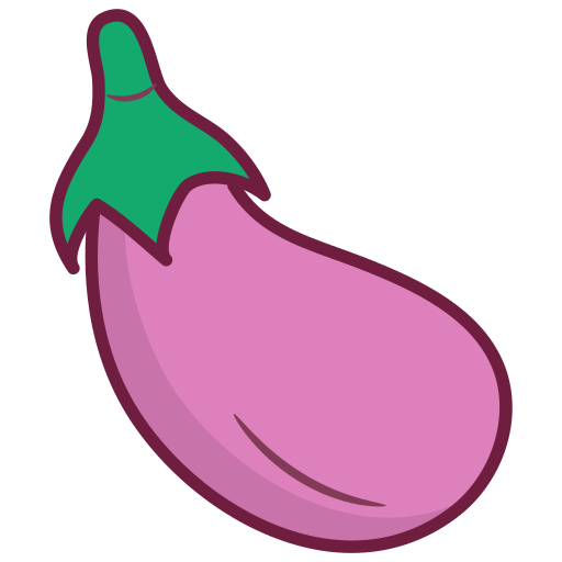 aubergine Generic Hand Drawn Color icon