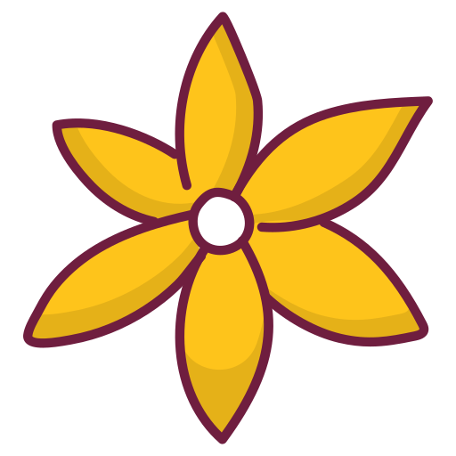 Clematis Generic Hand Drawn Color icon