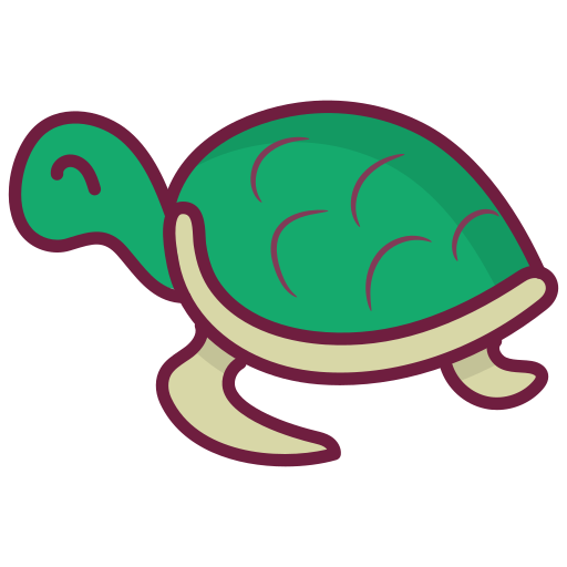 tortuga Generic Hand Drawn Color icono