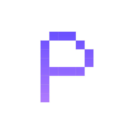 letra p Generic Gradient icono