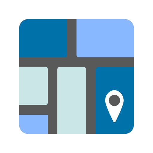 kaart Generic Flat icoon