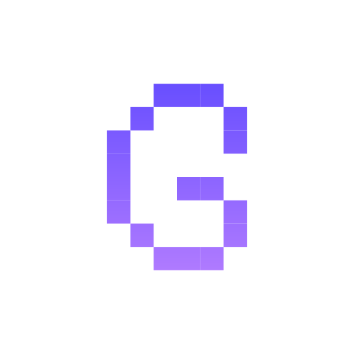 문자 g Generic Gradient icon