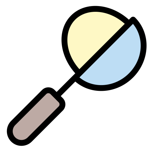 cucharón Generic Outline Color icono
