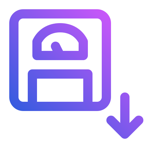 Weight loss Generic Gradient icon