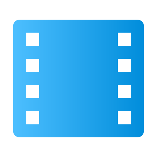 film Generic Flat Gradient icon