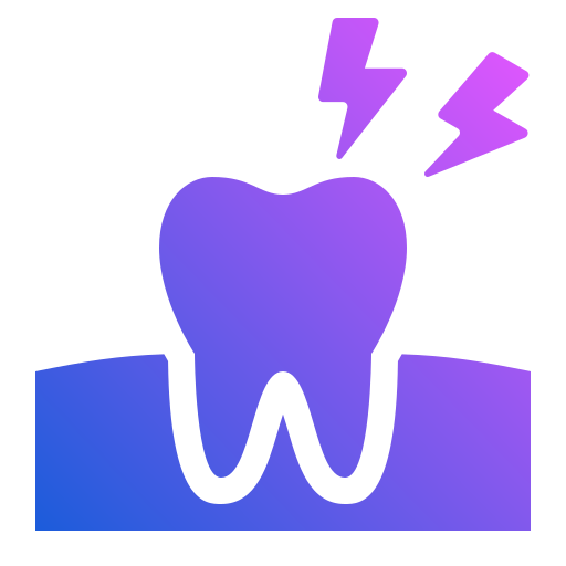 ból zęba Generic Flat Gradient ikona