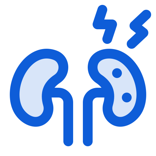 Kidneys Generic Blue icon