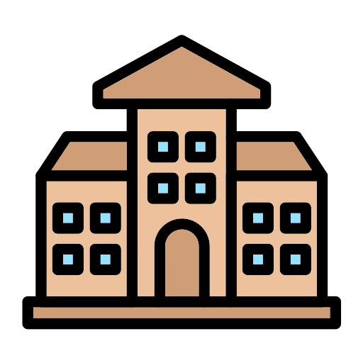 학교 Generic Outline Color icon