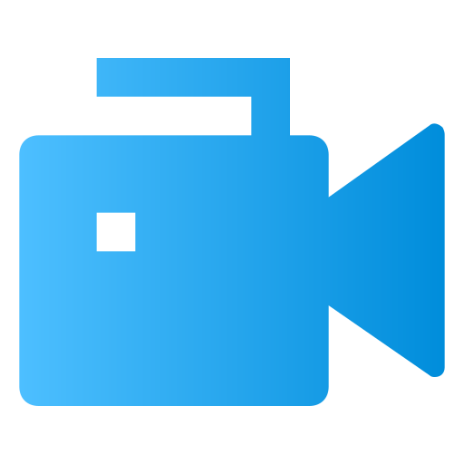 camara de video Generic Flat Gradient icono