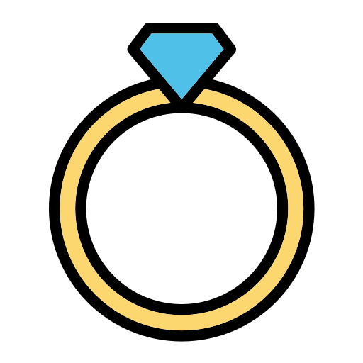 Wedding ring Generic Outline Color icon