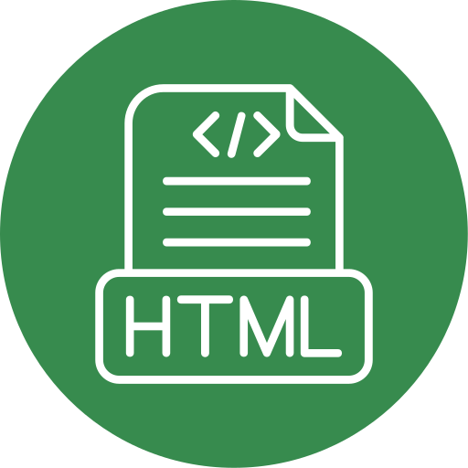 htmlファイル Generic Flat icon
