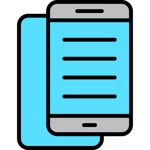 Mobile phones Generic Outline Color icon