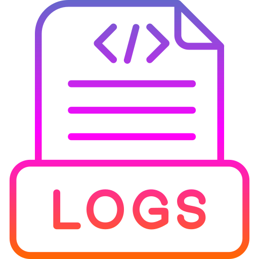 Log file Generic Gradient icon