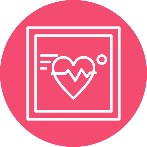 elektrocardiogram Generic Flat icoon