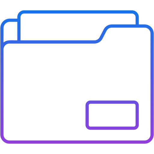 File folder Generic Gradient icon