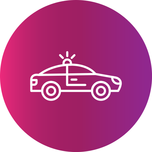 polizeiauto Generic Flat Gradient icon