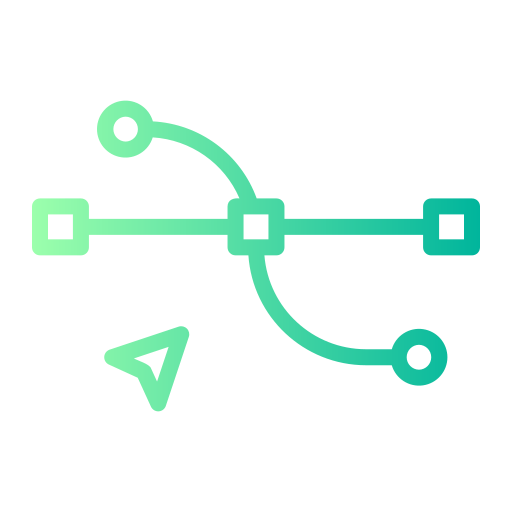 seleção direta Generic Gradient Ícone