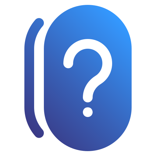 vraag Generic Flat Gradient icoon
