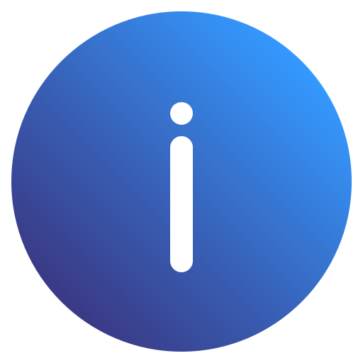 정보 Generic Flat Gradient icon