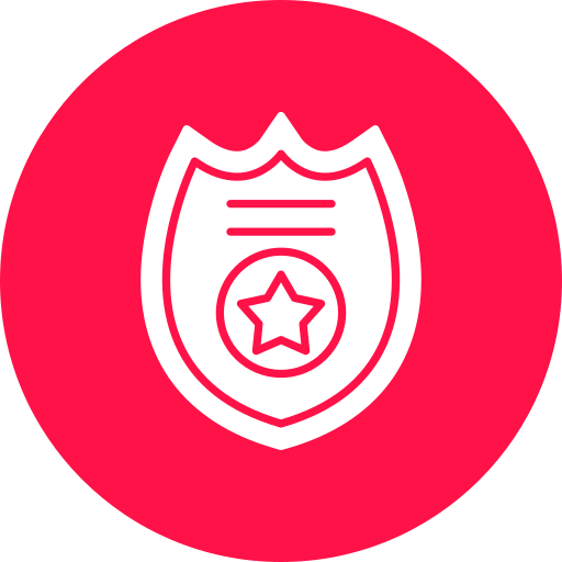 Police badge Generic Mixed icon