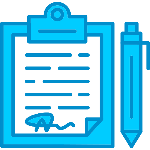 Contract Generic Blue icon
