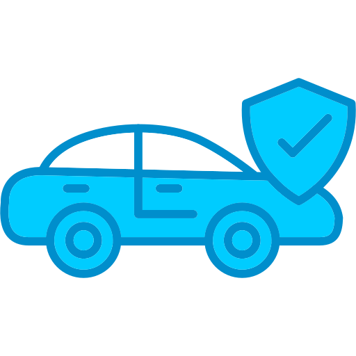 Car insurance Generic Blue icon