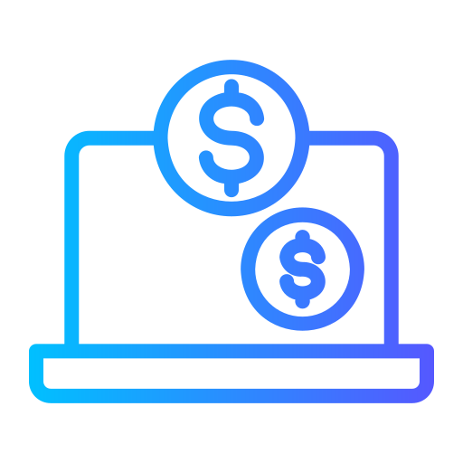 Online money Generic Gradient icon