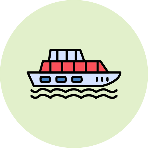 クルーズ船 Generic Outline Color icon