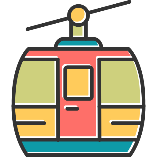 kabina kolejki linowej Generic Color Omission ikona