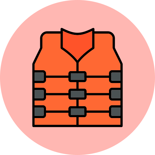 Life jacket Generic Outline Color icon