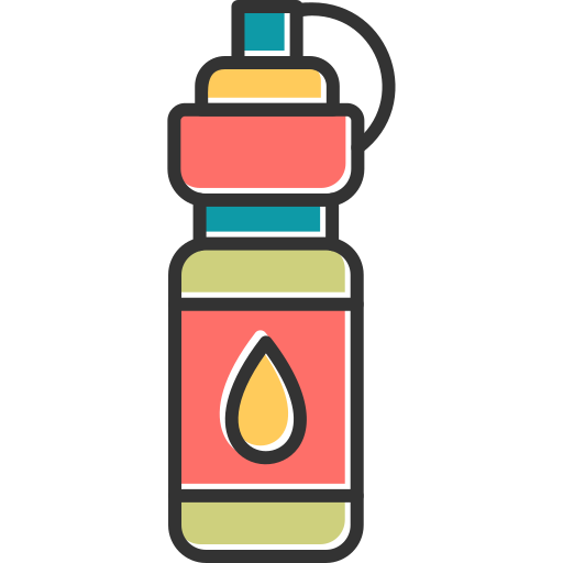 bottiglia d'acqua Generic Color Omission icona