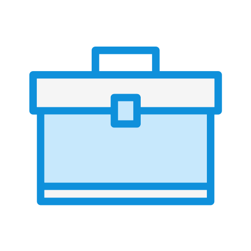 Briefcase Generic Blue icon