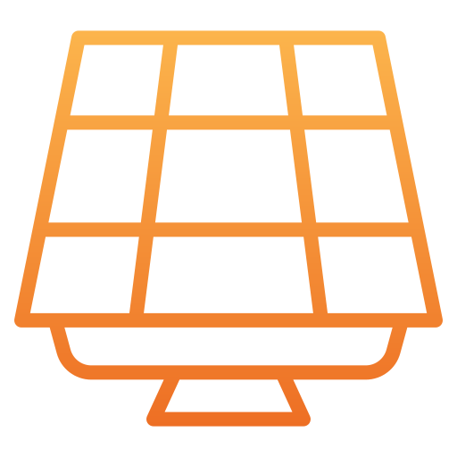 panel słoneczny Generic Gradient ikona