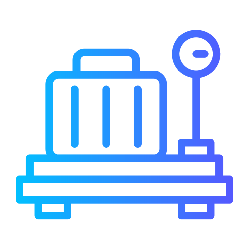 Luggage scale Generic Gradient icon