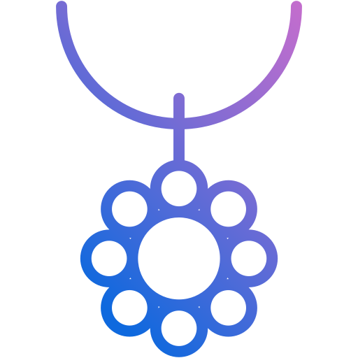 halsketting Generic Gradient icoon