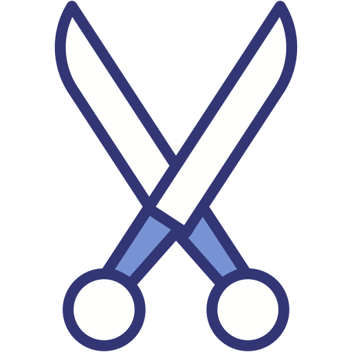 Ножницы Generic Blue иконка