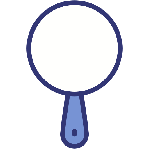 Ручное зеркало Generic Blue иконка