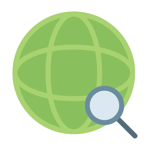 グローバル検索 Vector Stall Flat icon